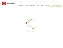 Tablet Screenshot of personalfabric.cz